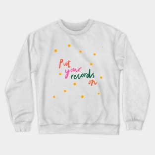 Records Crewneck Sweatshirt